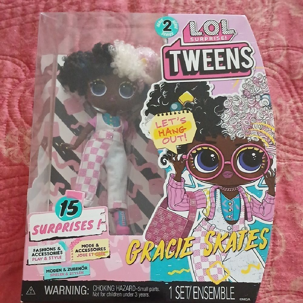 L.O.L. Surprise! Tweens Gracie Skates Doll - Pink and White